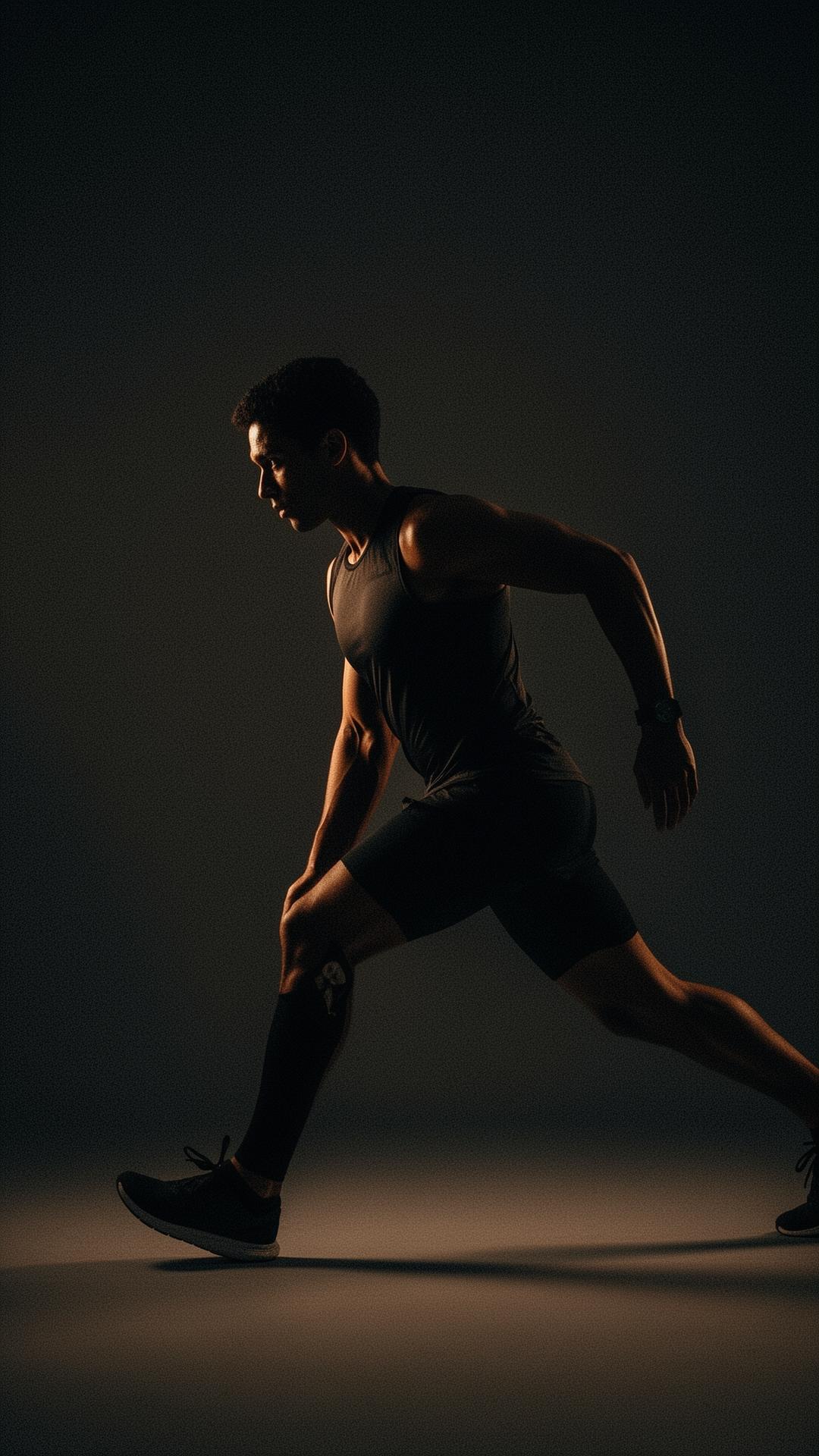 Atlet i restitution under sportsmassage